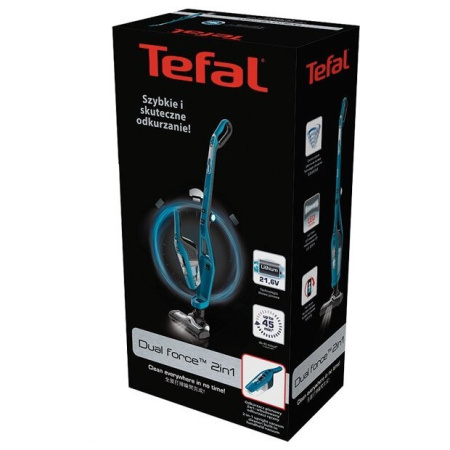 Пылесос Tefal TY6751WO голубой/черный