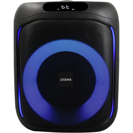 Минисистема Digma D-MC1700 черный