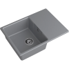 Кухонная мойка GRANFEST Urban 668L dark gray