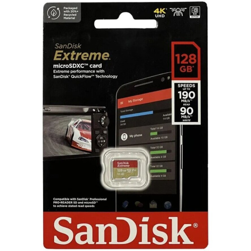 Карта памяти SANDISK SDSQXAO-128G-GN6ZG Micro SDXC 128GB UHS-I