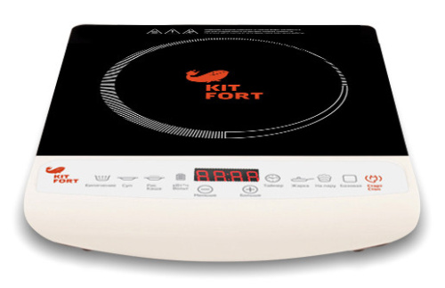 Плита Kitfort КТ-101 белый/черный