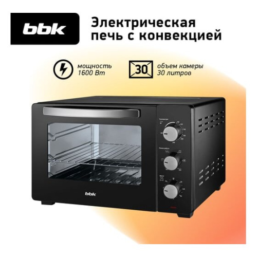 Электропечь BBK OE3037M черный