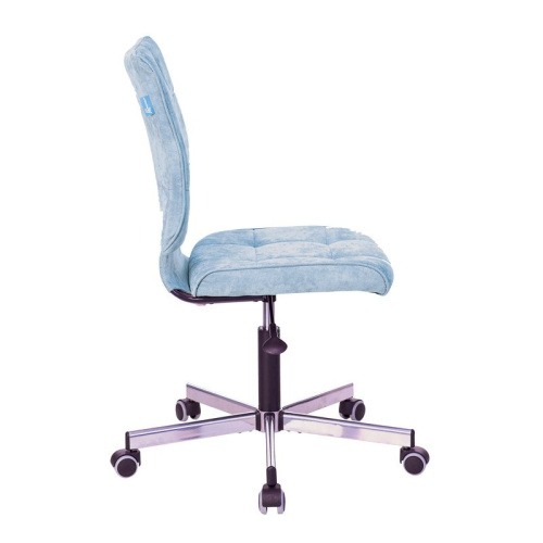 Кресло Бюрократ CH-330M/LT-28 без подлокотников серый крестовина металл