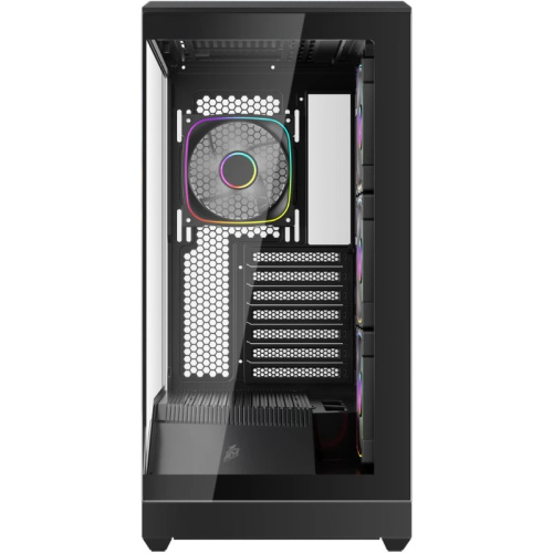 Корпус 1STPLAYER GM7 ARGB Black (GM7-BK-3FN7R-1FN7) / ATX / 4x120mm ARGB fans