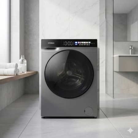 Стиральная машина Hyundai WFE9230 серебристый