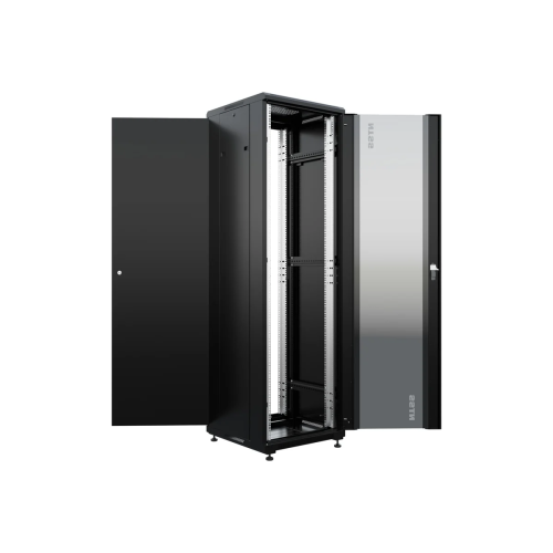 Шкаф коммутационный NTSS Премиум NTSS-R42U6060GS-BL напольный 42U 600x600мм черный