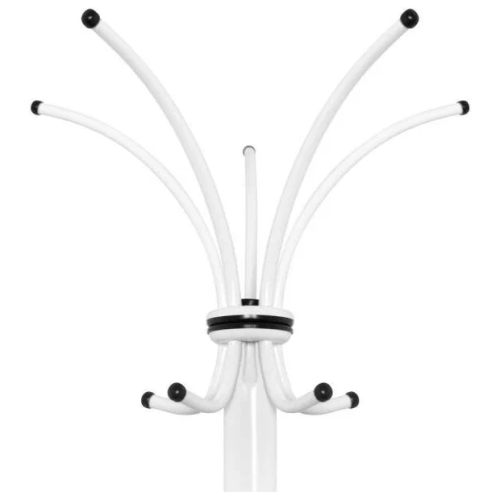 Вешалка напольная Бюрократ Класс ТМ (116/white) белый