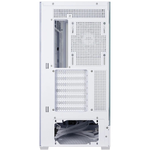 Корпус ZALMAN P40 DS, ATX, White, Window, 9.1-inch LCD screen, 2xCombo(2.5” or 3.5”), 1x2.5”, 1xUSB Type-C, 2xUSB3.0, Side 3x120mm ARGB, Rear 1x120mm