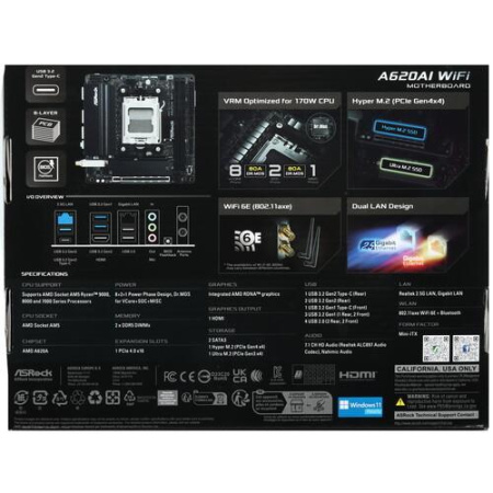 Материнская плата ASRock A620AI WiFi