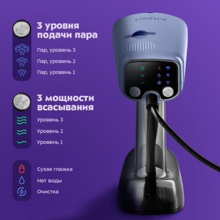 Отпариватель Kitfort КТ-9375 голубой