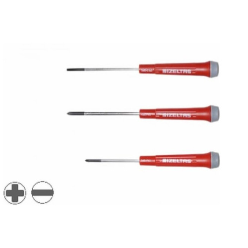 Набор отверток IZELTAS 4500008106 для клемм прям.+ крестообр.шлиц 6пр.