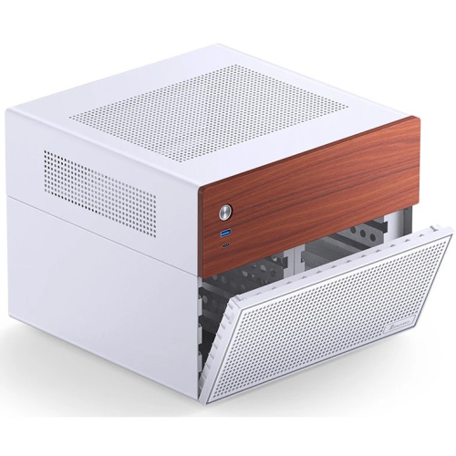 Корпус JONSBO N4 White без БП, mini-ITX, SFX, белый