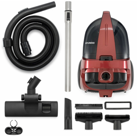 Пылесос Hyundai HYV-C2645 красный/черный