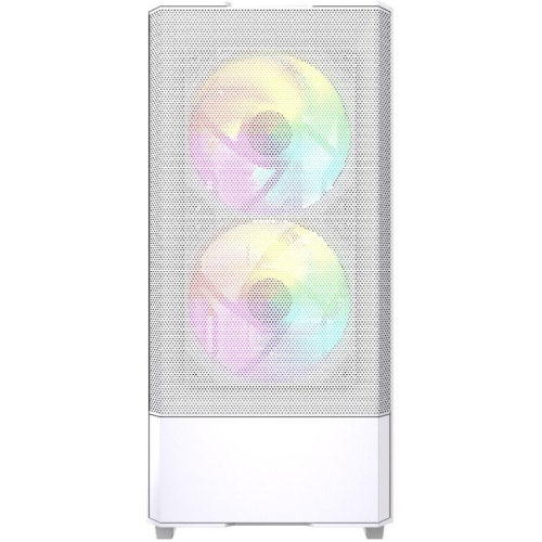 Корпус Powercase Mistral AY3W ARGB (CMAYW-A3), Tempered Glass, 2x 140mm +1x 120mm ARGB Fans, белый, ATX