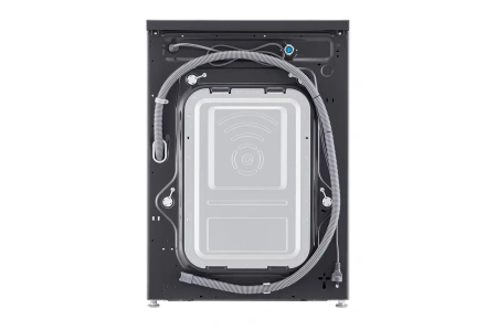 Стиральная машина LG F2Y1VS6J 9 кг, инверторный мотор с прямым приводом функция пара Steam, 8 программ, для аллергиков и детской одежды, черный