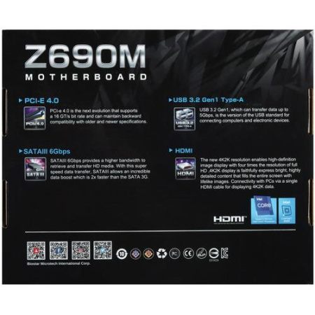 Материнская плата Biostar Z690MX2-E D4