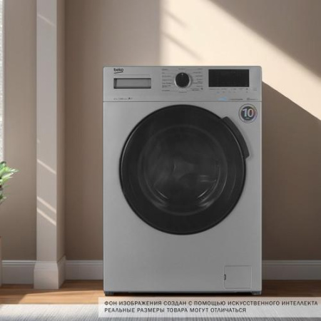 Стиральная машина Beko WSPE6H616S серебристый