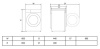 Стиральная машина LG F2Y1NS6W белый