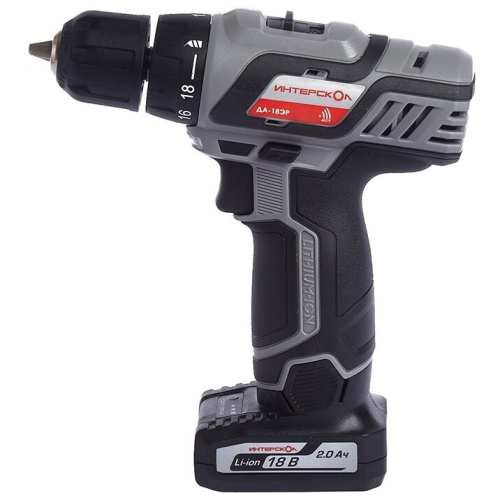 Дрель-шуруповерт ИНТЕРСКОЛ ДА-18ЭР (436.2.2.20)
