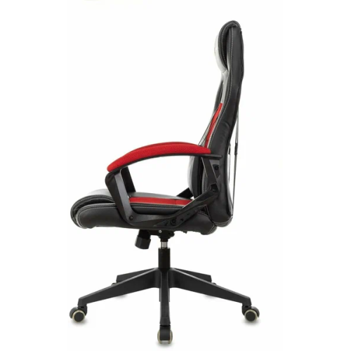 Кресло игровое Zombie Arena (zombie arena red) черный/красный эко.кожа/ткань крестов. пластик