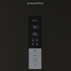 Холодильник с морозильником MAUNFELD MFF200NFSBE черный
