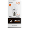 Лампочка Gauss 53210 Elementary Шар 10W
