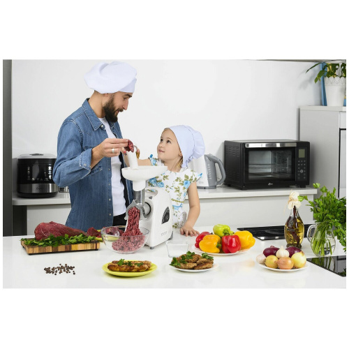 Мясорубка Аксион М 642.03 (316147) белая