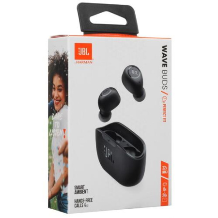Наушники TWS JBL WAVE BUDS черный