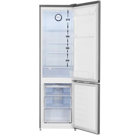 Холодильник с морозильником Beko B1RCNK312G серый