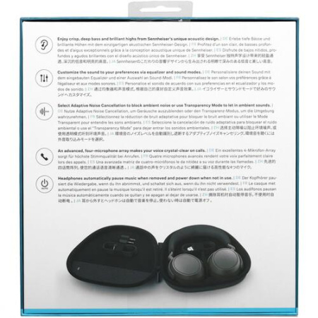 Беспроводные/проводные наушники Sennheiser MOMENTUM 4 черный