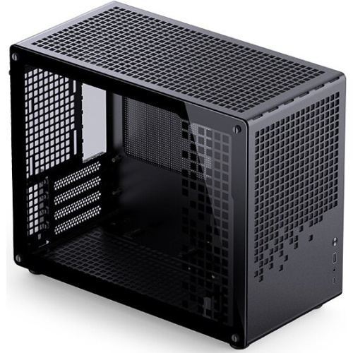 Корпус JONSBO Jonsplus Z20 Black без БП, боковая панель из закаленного стекла, mini-ITX, micro-ATX, черный