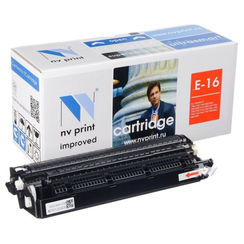Картридж совместимый NVPrint NV-E16 Canon E-16 для FC-2xx/3xx/530/108/208/PC-7xx/PC-8xx (2000k)
