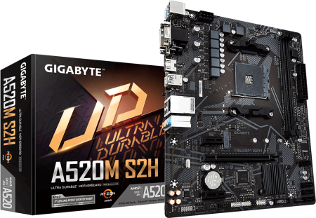 Материнская плата Gigabyte A520M S2H