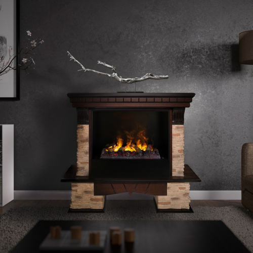 Электрокамин RealFlame Rockland AO античный дуб с очагом 3D Cassette 630