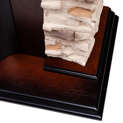 Электрокамин RealFlame Dublin Rock AO античный дуб с очагом 3D Oregan