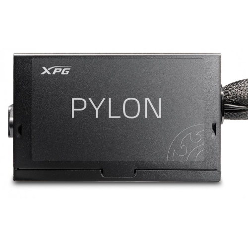 Блок питания ADATA XPG PYLON650B-BlackCOLOR (PYLON650B-BKCEU) чёрный (650 Вт, PCIe-2шт, ATX v2.31, Active PFC, 120mm Fan, 80 Plus Bronze)