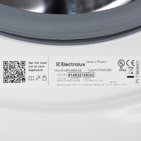 Стиральная машина Electrolux EW6F3492ACE белый