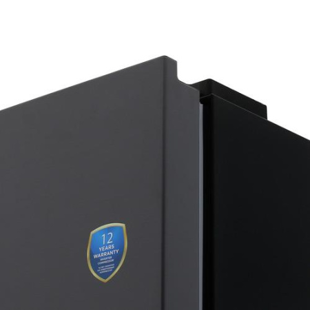 Холодильник с морозильником Midea MDRB521MIE28OD черный