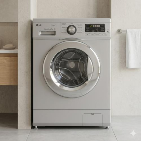 Стиральная машина LG F1296HDS4 серебристый