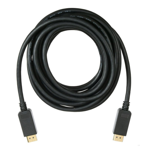Кабель аудио-видео Buro v 1.2 DisplayPort (m)/DisplayPort (m) 5м Позолоченные контакты черный (BHP DPP_1.2-5)