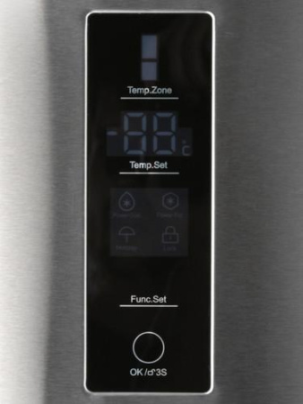 Холодильник с морозильником Haier C2F637CXRG серый
