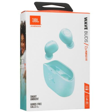 Наушники TWS JBL WAVE BUDS зеленый