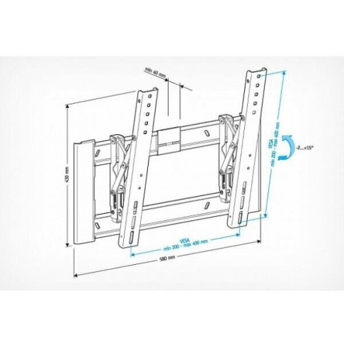 Кронштейн Holder LCD-T4608-B 32-65"
