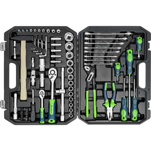 Набор инструментов СИБРТЕХ 13394, 76 предметов