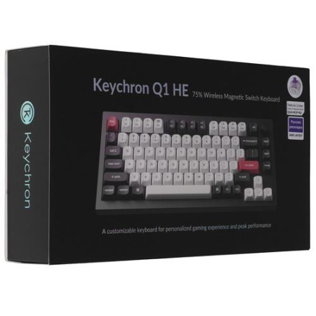 Клавиатура  проводная + беспроводная Keychron Q1 HE
