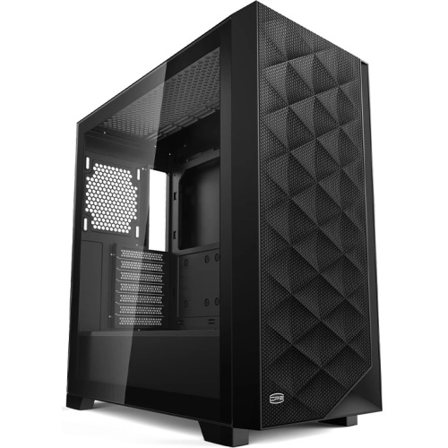 Корпус PcCooler C3D510 BK ARGB без БП, Tempered Glass Full Tower, Black, TG, 0.7 SPCC, 3x120mm E-ATX, ATX, mITX 170/390/410mm 2x2.5", 7xPCI