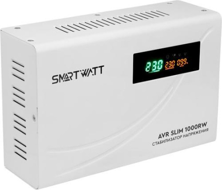 Стабилизатор напряжения SMARTWATT AVR SLIM 1000RW