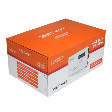 Стабилизатор напряжения SMARTWATT AVR Slim 1500RW