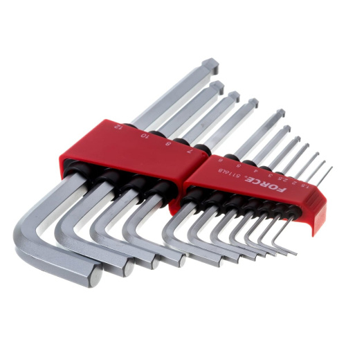 Набор ключей шестигранных FORCE 5116LB средн. с шаром Г-образн.1,5-12 мм, 11 предм.