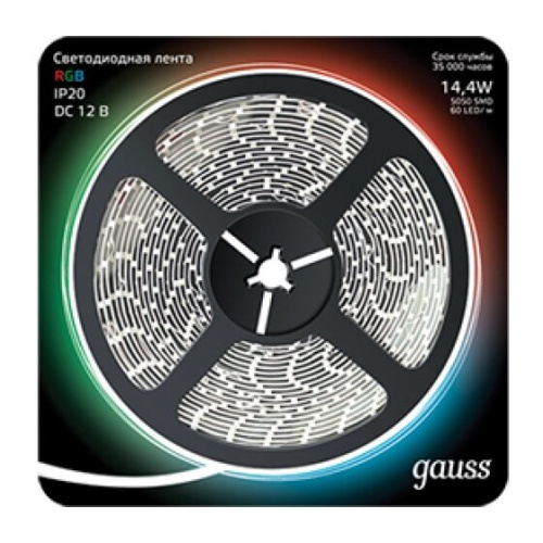 Лента светодиодная Gauss SMD 312000414 5м